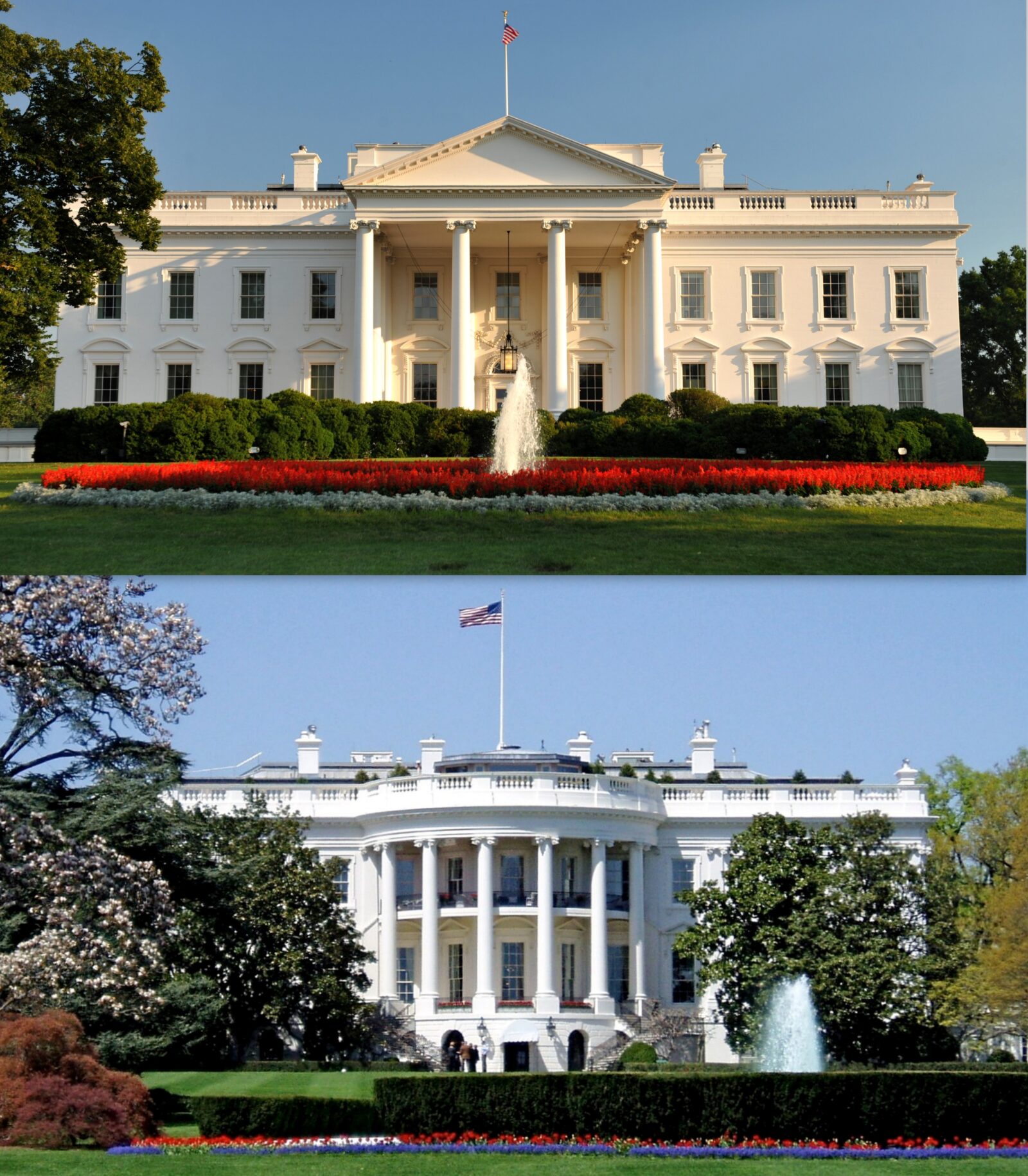 White House north and south sides